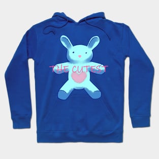 The cutest bunny blue and pink Hoodie